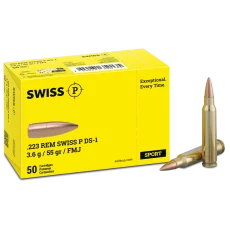 cartouches SWISS P calibre .223 Remington