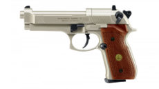 Pistolet CO2 BERETTA modèle 92FS NICKEL calibre 4,5mm