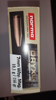 cartouches NORMA calibre 7mm Weatherby Magnum