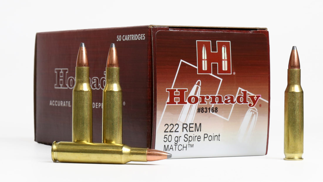 HORNADY 222 Remington 50gr SP Match