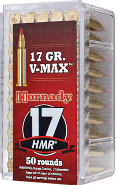 HORNADY 17 HMR 17gr V-MAX